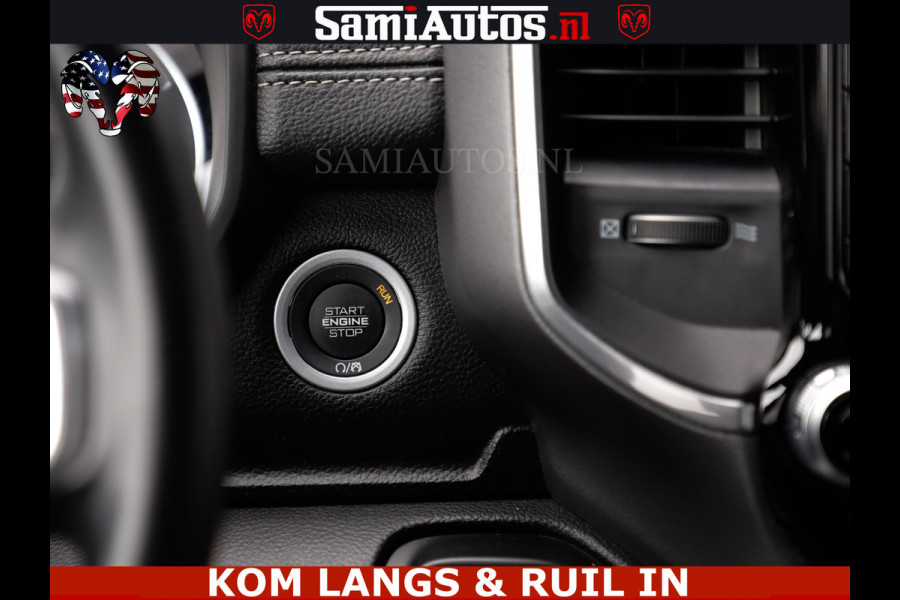 Dodge Ram DE DONDER | 5.7 V8 HEMI | BRONZE BREDE WIELEN | WIDE BODY | OPEN UITLAAT KLEP | ZEER DIK | DUBBELE CABINE | DC | 5 PERSOONS | GRIJS KENETEKEN | BJ 2023 44000KM | FULL LED VERLICHTING | MEGA DIK |