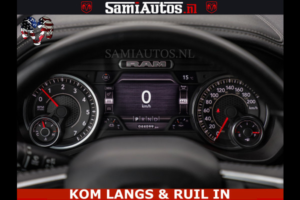 Dodge Ram DE DONDER | 5.7 V8 HEMI | BRONZE BREDE WIELEN | WIDE BODY | OPEN UITLAAT KLEP | ZEER DIK | DUBBELE CABINE | DC | 5 PERSOONS | GRIJS KENETEKEN | BJ 2023 44000KM | FULL LED VERLICHTING | MEGA DIK |