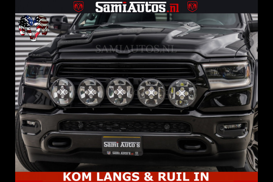 Dodge Ram DE DONDER | 5.7 V8 HEMI | BRONZE BREDE WIELEN | WIDE BODY | OPEN UITLAAT KLEP | ZEER DIK | DUBBELE CABINE | DC | 5 PERSOONS | GRIJS KENETEKEN | BJ 2023 44000KM | FULL LED VERLICHTING | MEGA DIK |