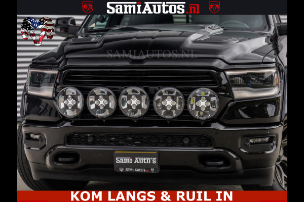 Dodge Ram DE DONDER | 5.7 V8 HEMI | BRONZE BREDE WIELEN | WIDE BODY | OPEN UITLAAT KLEP | ZEER DIK | DUBBELE CABINE | DC | 5 PERSOONS | GRIJS KENETEKEN | BJ 2023 44000KM | FULL LED VERLICHTING | MEGA DIK |