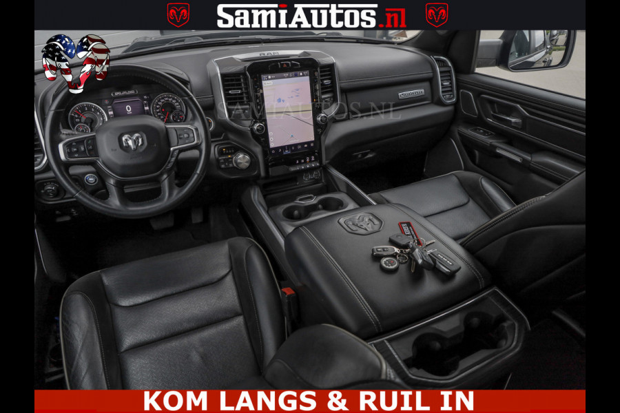 Dodge Ram DE DONDER | 5.7 V8 HEMI | BRONZE BREDE WIELEN | WIDE BODY | OPEN UITLAAT KLEP | ZEER DIK | DUBBELE CABINE | DC | 5 PERSOONS | GRIJS KENETEKEN | BJ 2023 44000KM | FULL LED VERLICHTING | MEGA DIK |