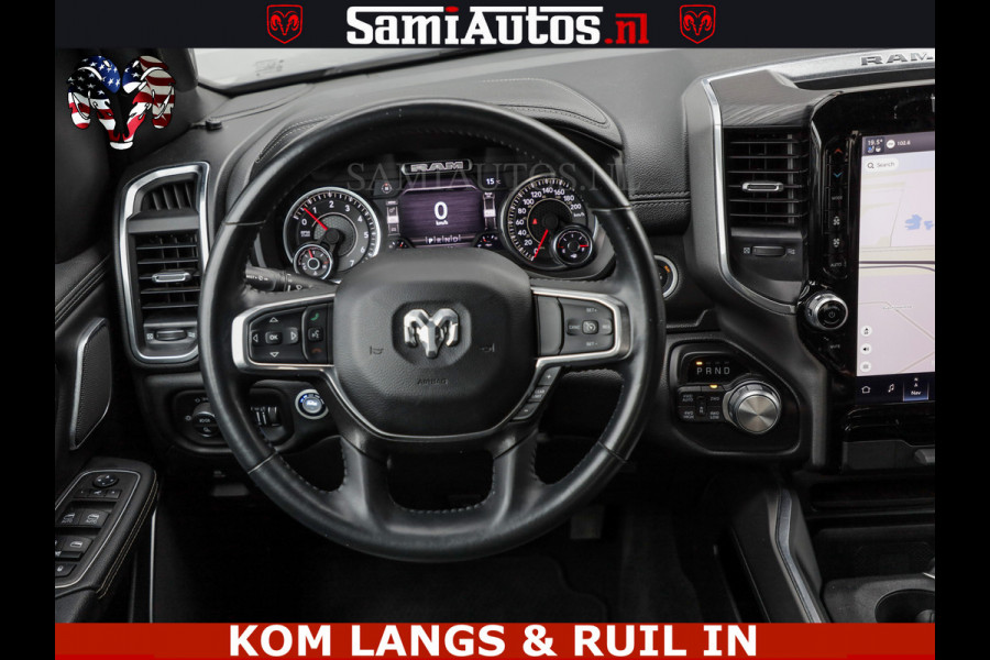 Dodge Ram DE DONDER | 5.7 V8 HEMI | BRONZE BREDE WIELEN | WIDE BODY | OPEN UITLAAT KLEP | ZEER DIK | DUBBELE CABINE | DC | 5 PERSOONS | GRIJS KENETEKEN | BJ 2023 44000KM | FULL LED VERLICHTING | MEGA DIK |
