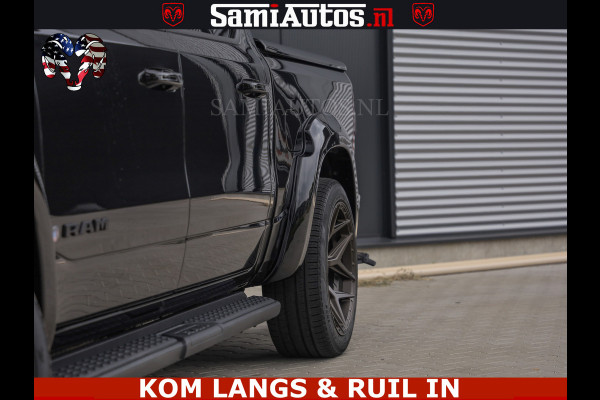 Dodge Ram DE DONDER | 5.7 V8 HEMI | BRONZE BREDE WIELEN | WIDE BODY | OPEN UITLAAT KLEP | ZEER DIK | DUBBELE CABINE | DC | 5 PERSOONS | GRIJS KENETEKEN | BJ 2023 44000KM | FULL LED VERLICHTING | MEGA DIK |