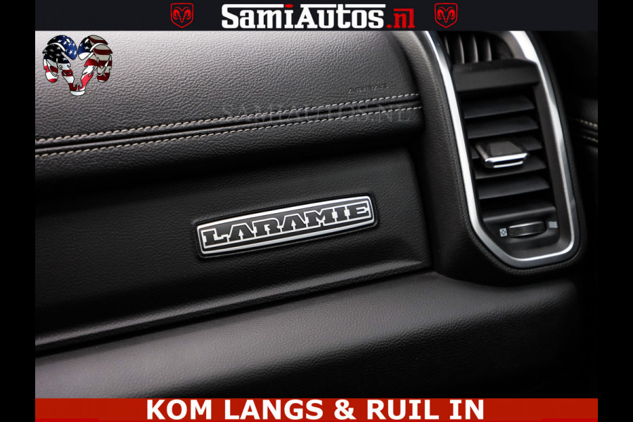 Dodge Ram DE DONDER | 5.7 V8 HEMI | BRONZE BREDE WIELEN | WIDE BODY | OPEN UITLAAT KLEP | ZEER DIK | DUBBELE CABINE | DC | 5 PERSOONS | GRIJS KENETEKEN | BJ 2023 44000KM | FULL LED VERLICHTING | MEGA DIK |
