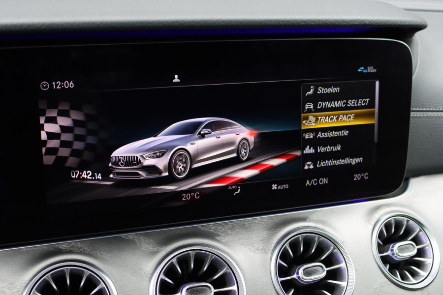 Mercedes-Benz AMG GT 4-Door Coupe AMG 43 Premium | Panoramadak | Distronic+ | AMG Ride Control | Soft-Close | Burmester | Nappa Leder | HUD | Multibeam LED | Schakelbare Uitlaat |