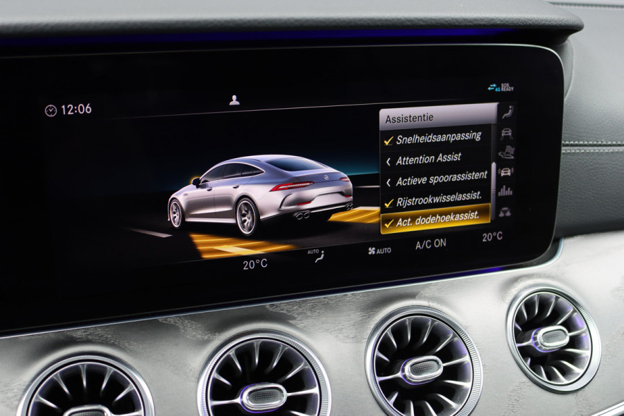 Mercedes-Benz AMG GT 4-Door Coupe AMG 43 Premium | Panoramadak | Distronic+ | AMG Ride Control | Soft-Close | Burmester | Nappa Leder | HUD | Multibeam LED | Schakelbare Uitlaat |