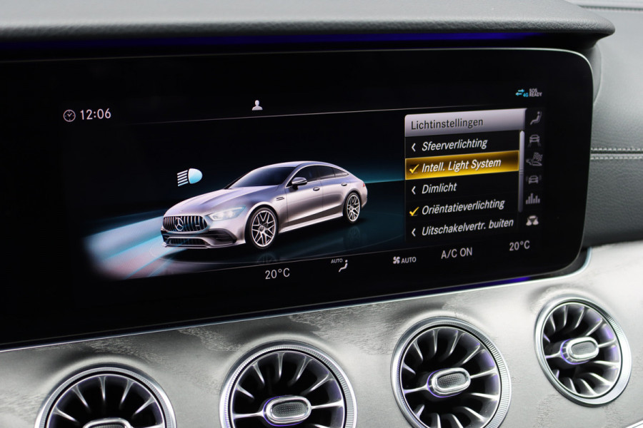 Mercedes-Benz AMG GT 4-Door Coupe AMG 43 Premium | Panoramadak | Distronic+ | AMG Ride Control | Soft-Close | Burmester | Nappa Leder | HUD | Multibeam LED | Schakelbare Uitlaat |