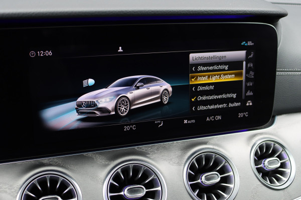 Mercedes-Benz AMG GT 4-Door Coupe AMG 43 Premium | Panoramadak | Distronic+ | AMG Ride Control | Soft-Close | Burmester | Nappa Leder | HUD | Multibeam LED | Schakelbare Uitlaat |