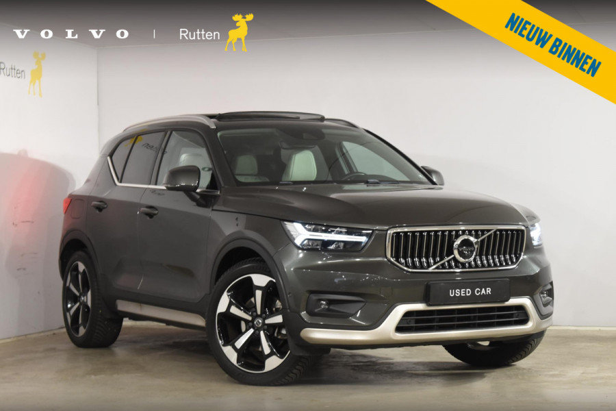 Volvo XC40 T5 247PK AWD Inscription Automaat / Navigatie / Adaptive Cruise control / 360 Camera / 20'' velgen / Panorama schuif-kanteldak / Harman Kardon / Elektrisch verstelbare stoelen met geheugen / Stoelverwarming v+a / Stuurverwarming / Trekhaak