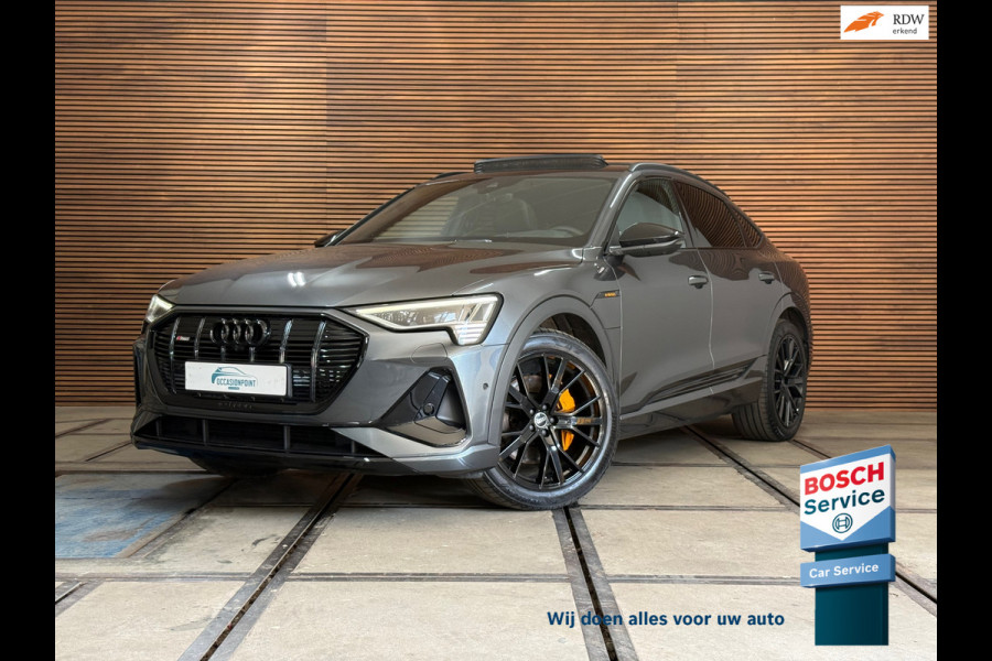 Audi e-tron Sportback 55 quattro S Black Ed. | 95 kWh | 407pk| Matrix LED | B&O | Pano | 360° camera | Memory|Trekhaak afneembaar