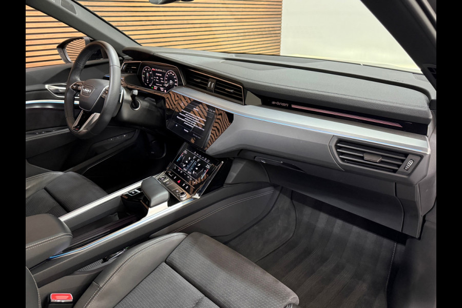 Audi e-tron Sportback 55 quattro S Black Ed. | 95 kWh | 407pk| Matrix LED | B&O | Pano | 360° camera | Memory|Trekhaak afneembaar