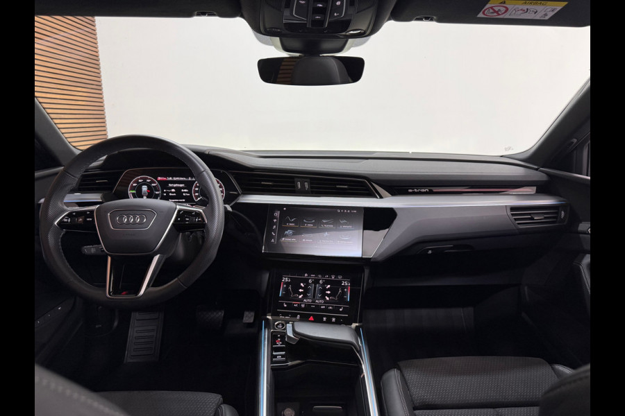 Audi e-tron Sportback 55 quattro S Black Ed. | 95 kWh | 407pk| Matrix LED | B&O | Pano | 360° camera | Memory|Trekhaak afneembaar