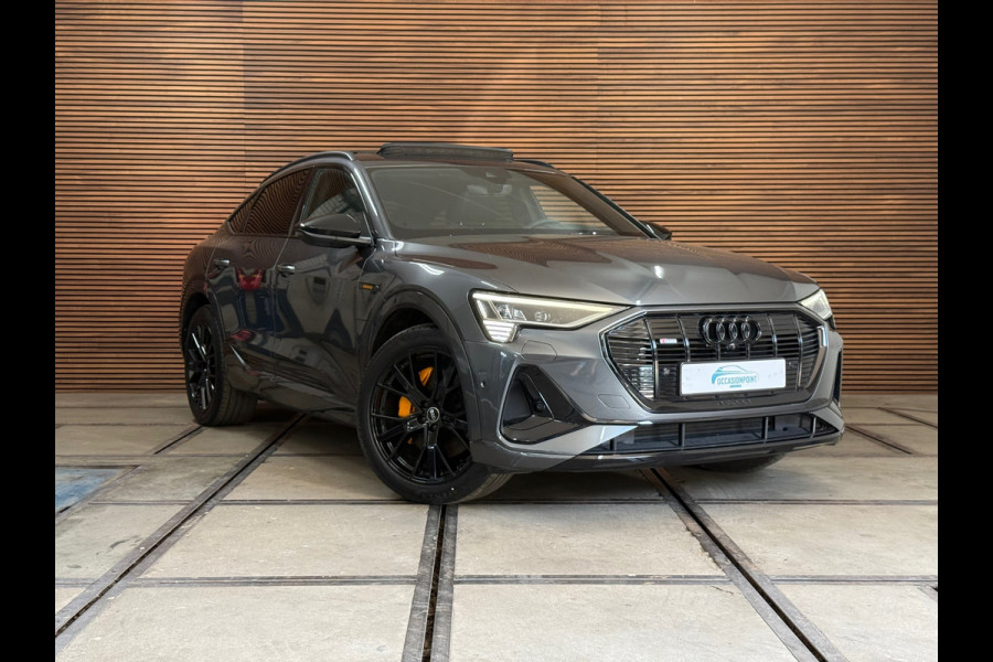 Audi e-tron Sportback 55 quattro S Black Ed. | 95 kWh | 407pk| Matrix LED | B&O | Pano | 360° camera | Memory|Trekhaak afneembaar
