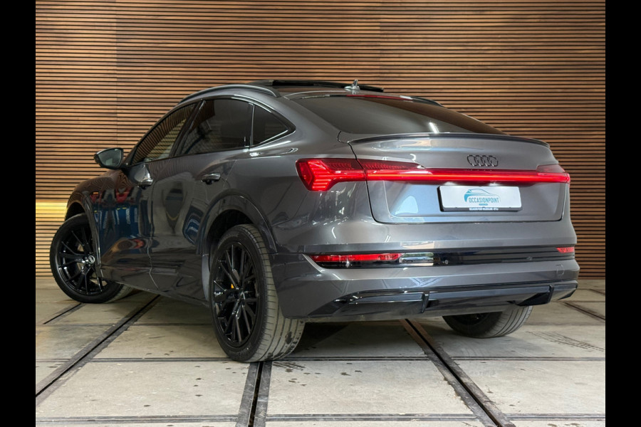 Audi e-tron Sportback 55 quattro S Black Ed. | 95 kWh | 407pk| Matrix LED | B&O | Pano | 360° camera | Memory|Trekhaak afneembaar