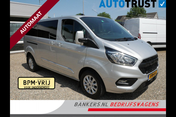 Ford Transit Custom 2.0 TDCI 170PK L2 Limited Dubbel cabine Automaat Airco 2 x Schuifdeur