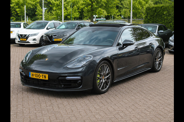 Porsche Panamera 4.0 Turbo S E-Hybrid / Panoramadak / 360Camera / Achterasbesturing / Nachtzicht / Softclose / 21'' / Sportuitlaat / Matrix LED / Carbon intr. / Bose / Sportdesign / Volleder / Dodehoek / DAB / ACC