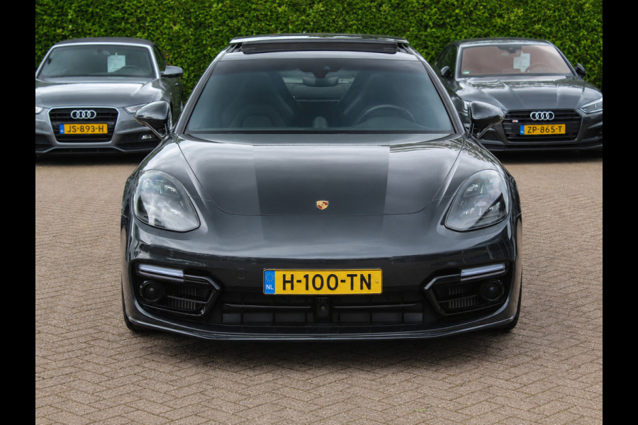 Porsche Panamera 4.0 Turbo S E-Hybrid / Panoramadak / 360Camera / Achterasbesturing / Nachtzicht / Softclose / 21'' / Sportuitlaat / Matrix LED / Carbon intr. / Bose / Sportdesign / Volleder / Dodehoek / DAB / ACC