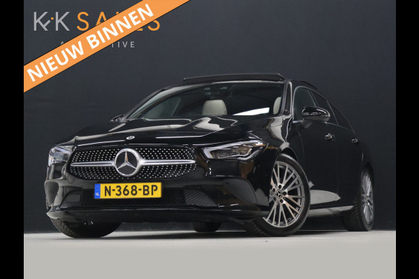 Mercedes-Benz CLA-Klasse Shooting Brake 200 Business Solution Luxury [SCHUIFKANTELDAK, SFEERVERLICHTING, TREKHAAK UITKLAPBAAR, MEMORY SEATS, BURMESTER, APPLE CARPLAY, ANDROID, STOELVERWARMING, CAMERA, VOL LEDER, CRUISE, CLIMATE, NIEUWSTAAT]