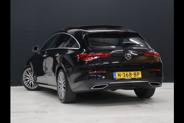 Mercedes-Benz CLA-Klasse Shooting Brake 200 Business Solution Luxury [SCHUIFKANTELDAK, SFEERVERLICHTING, TREKHAAK UITKLAPBAAR, MEMORY SEATS, BURMESTER, APPLE CARPLAY, ANDROID, STOELVERWARMING, CAMERA, VOL LEDER, CRUISE, CLIMATE, NIEUWSTAAT]