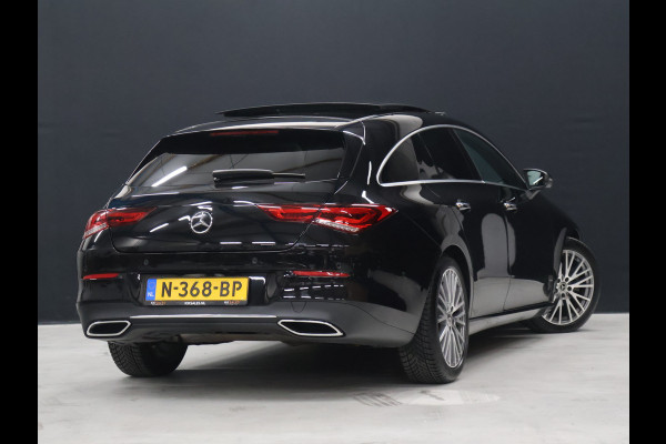 Mercedes-Benz CLA-Klasse Shooting Brake 200 Business Solution Luxury [SCHUIFKANTELDAK, SFEERVERLICHTING, TREKHAAK UITKLAPBAAR, MEMORY SEATS, BURMESTER, APPLE CARPLAY, ANDROID, STOELVERWARMING, CAMERA, VOL LEDER, CRUISE, CLIMATE, NIEUWSTAAT]