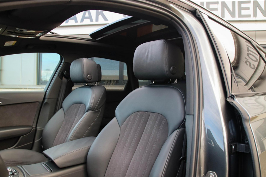 Audi A6 Avant 1.8 TFSI ultra Sport S-Line Automaat 190pk! 1e Eig|DLR|Panoramadak|Lederen sportstoelen|LED Matrix|20inch|BOSE|Black