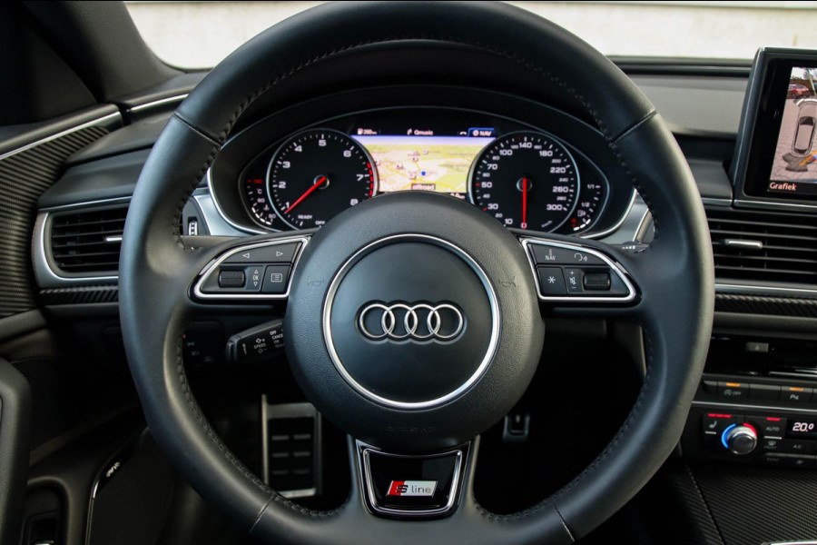 Audi A6 Avant 1.8 TFSI ultra Sport S-Line Automaat 190pk! 1e Eig|DLR|Panoramadak|Lederen sportstoelen|LED Matrix|20inch|BOSE|Black