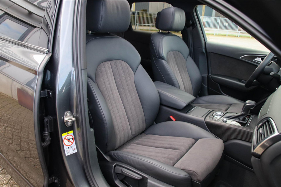 Audi A6 Avant 1.8 TFSI ultra Sport S-Line Automaat 190pk! 1e Eig|DLR|Panoramadak|Lederen sportstoelen|LED Matrix|20inch|BOSE|Black