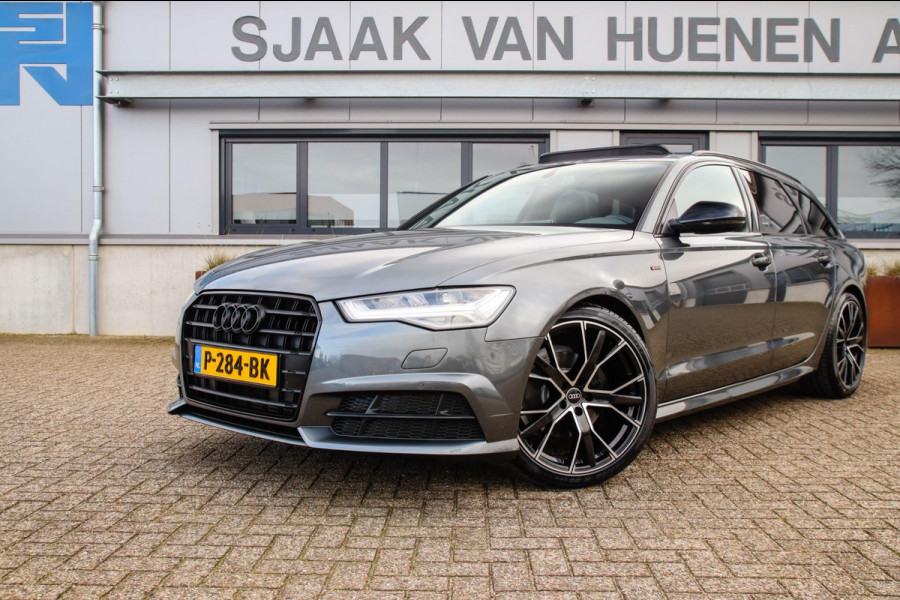 Audi A6 Avant 1.8 TFSI ultra Sport S-Line Automaat 190pk! 1e Eig|DLR|Panoramadak|Lederen sportstoelen|LED Matrix|20inch|BOSE|Black