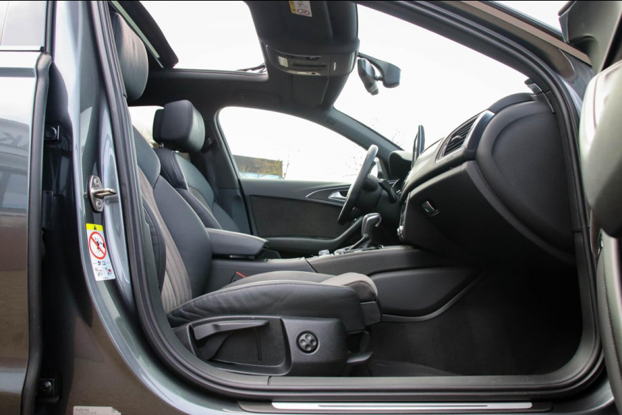 Audi A6 Avant 1.8 TFSI ultra Sport S-Line Automaat 190pk! 1e Eig|DLR|Panoramadak|Lederen sportstoelen|LED Matrix|20inch|BOSE|Black