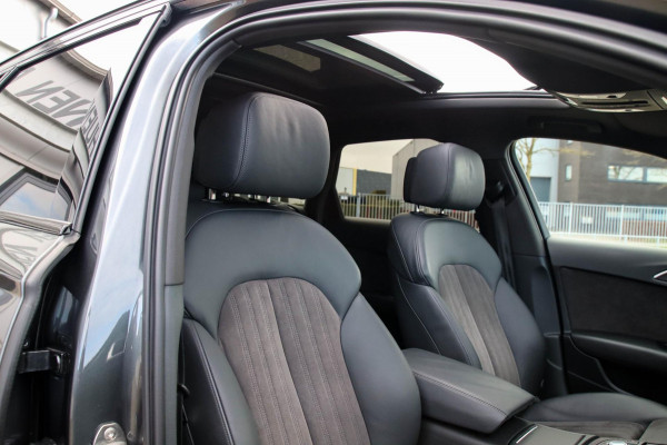 Audi A6 Avant 1.8 TFSI ultra Sport S-Line Automaat 190pk! 1e Eig|DLR|Panoramadak|Lederen sportstoelen|LED Matrix|20inch|BOSE|Black