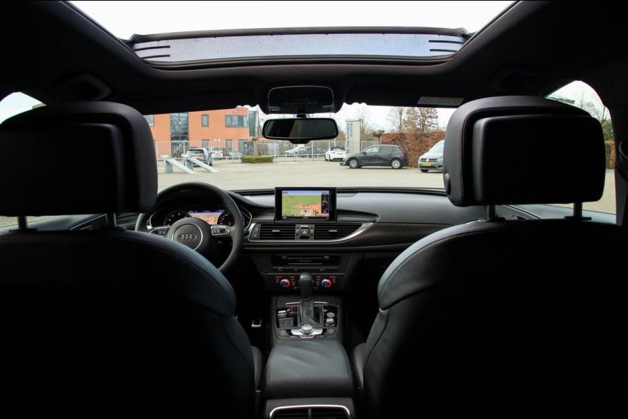 Audi A6 Avant 1.8 TFSI ultra Sport S-Line Automaat 190pk! 1e Eig|DLR|Panoramadak|Lederen sportstoelen|LED Matrix|20inch|BOSE|Black