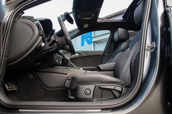 Audi A6 Avant 1.8 TFSI ultra Sport S-Line Automaat 190pk! 1e Eig|DLR|Panoramadak|Lederen sportstoelen|LED Matrix|20inch|BOSE|Black