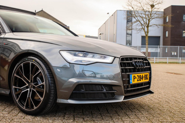 Audi A6 Avant 1.8 TFSI ultra Sport S-Line Automaat 190pk! 1e Eig|DLR|Panoramadak|Lederen sportstoelen|LED Matrix|20inch|BOSE|Black