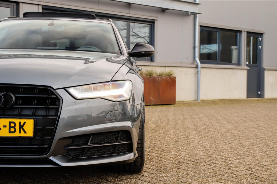 Audi A6 Avant 1.8 TFSI ultra Sport S-Line Automaat 190pk! 1e Eig|DLR|Panoramadak|Lederen sportstoelen|LED Matrix|20inch|BOSE|Black