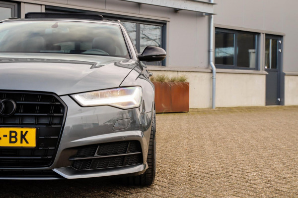 Audi A6 Avant 1.8 TFSI ultra Sport S-Line Automaat 190pk! 1e Eig|DLR|Panoramadak|Lederen sportstoelen|LED Matrix|20inch|BOSE|Black