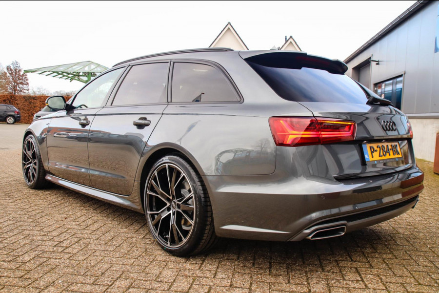 Audi A6 Avant 1.8 TFSI ultra Sport S-Line Automaat 190pk! 1e Eig|DLR|Panoramadak|Lederen sportstoelen|LED Matrix|20inch|BOSE|Black