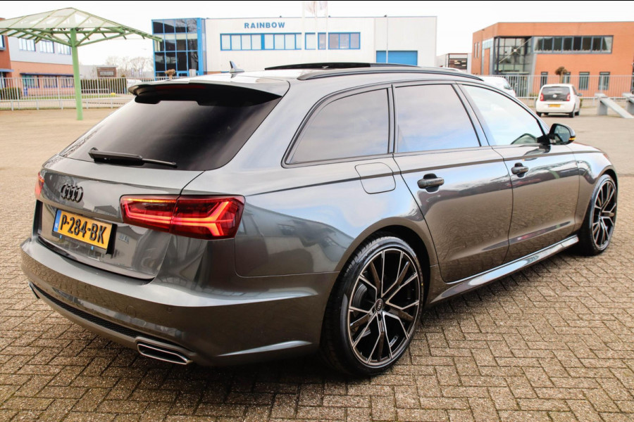 Audi A6 Avant 1.8 TFSI ultra Sport S-Line Automaat 190pk! 1e Eig|DLR|Panoramadak|Lederen sportstoelen|LED Matrix|20inch|BOSE|Black