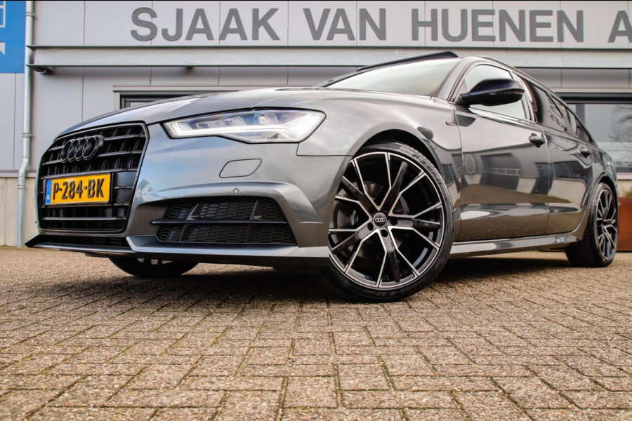 Audi A6 Avant 1.8 TFSI ultra Sport S-Line Automaat 190pk! 1e Eig|DLR|Panoramadak|Lederen sportstoelen|LED Matrix|20inch|BOSE|Black