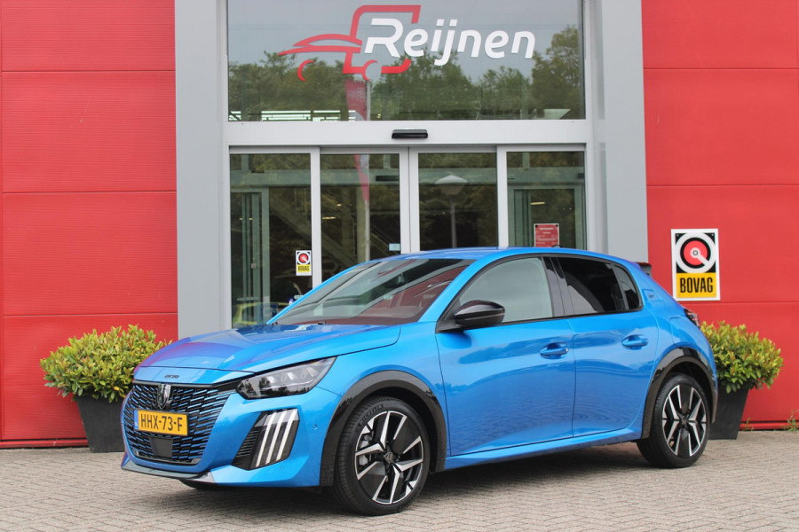 Peugeot 208 1.2 Hybrid 145PK AUTOMAAT GT | CAMERA VOOR + ACHTER | NAVIGATIE | DRAADLOZE APPLE CARPLAY/ANDROID AUTO | FULL LED KOPLAMPEN | LICHTMETALEN VELGEN 17" | DODEHOEK DETECTIE | DRAADLOZE TELEFOONLADER | KEYLESS ENTRY/START | DAB+ RADIO | ADAPTIVE CRUISE CONTROL | CLIMATE CONTROL |