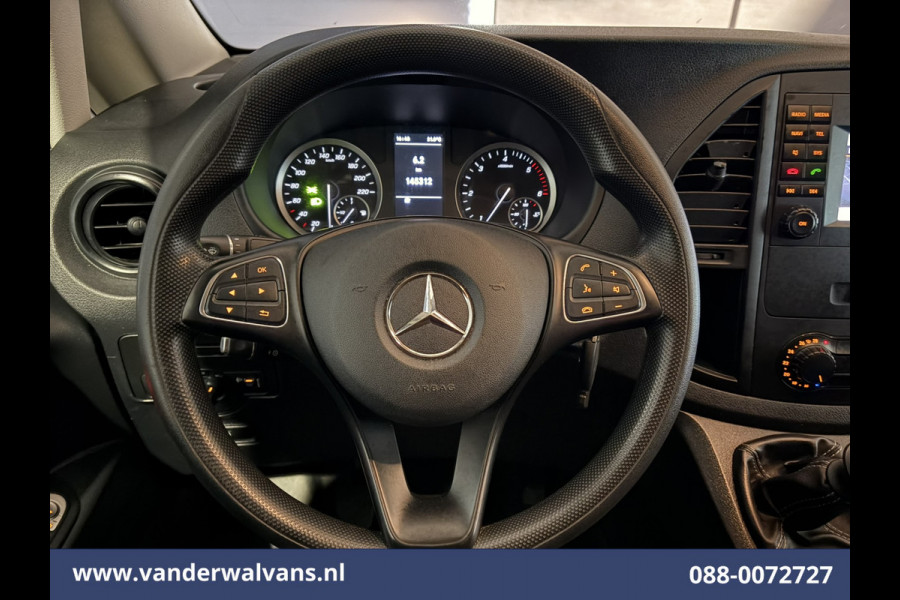 Mercedes-Benz Vito 116 CDI 164pk L2H1 Euro6 Airco | Camera | Navigatie | Cruisecontrol | Stoelverwarming Bijrijdersbank, Achterklep