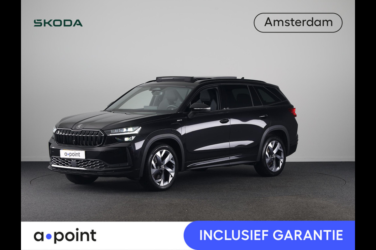 Škoda Kodiaq 1.5 TSI PHEV Sportline Business 204pk | Electrisch glazen Panoramadak | wegklapbare trekhaak | Licht & View pakket | Winterpakket