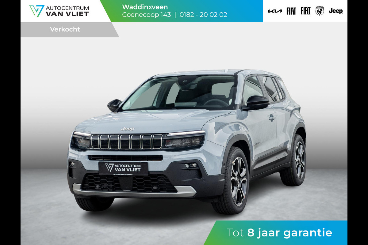 Jeep Avenger Summit 54 kWh | Infotainment&Convenience Pack | Warmtepomp | Winter Pack | Storm Grey