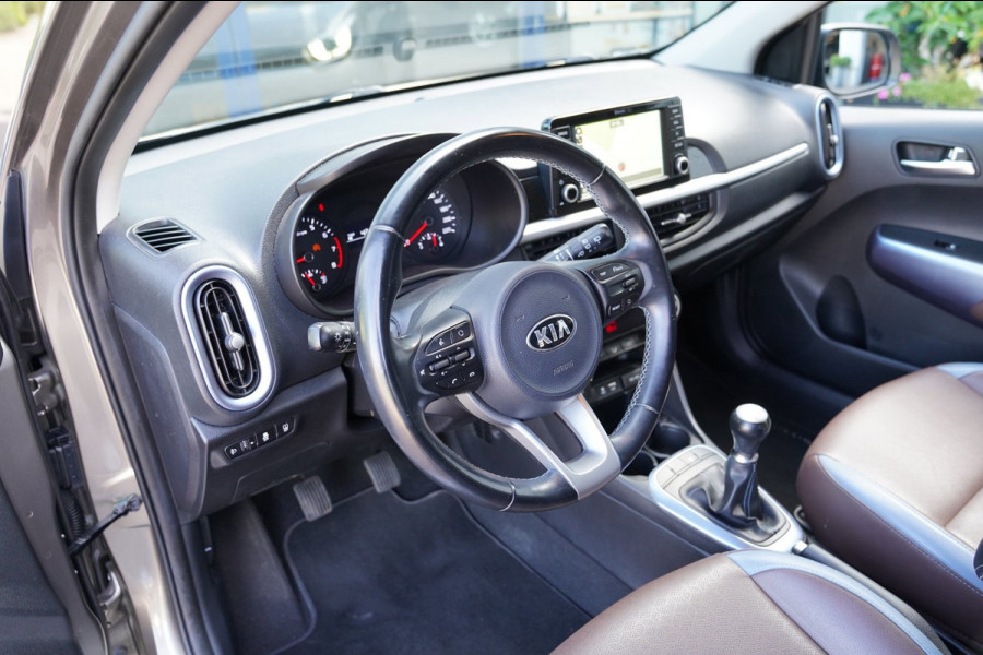Kia Picanto 1.0 CVVT Design Edition|Prijs rijklaar incl 12 mnd garantie|Leder Navi Camera Clima