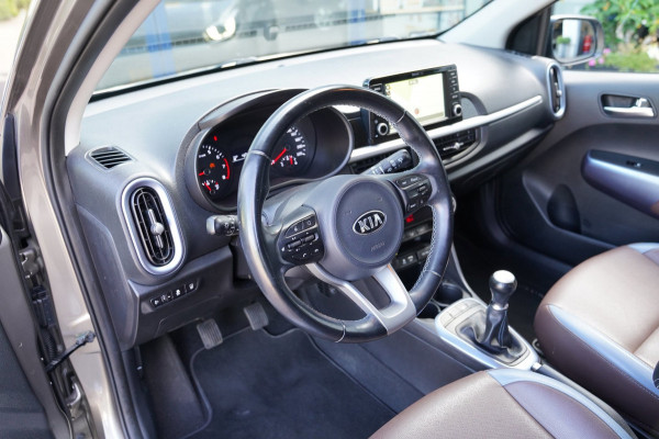 Kia Picanto 1.0 CVVT Design Edition|Prijs rijklaar incl 12 mnd garantie|Leder Navi Camera Clima