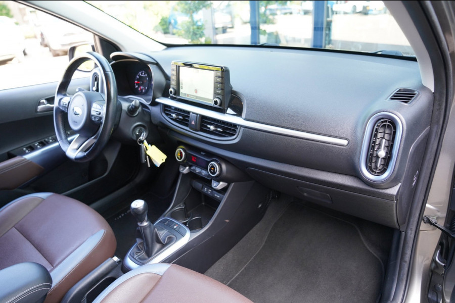 Kia Picanto 1.0 CVVT Design Edition|Prijs rijklaar incl 12 mnd garantie|Leder Navi Camera Clima