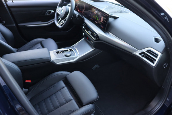 BMW 3 Serie 330E xDrive M-sport Pro Tansanitblau HUD ambiance verl. leer+vw stuurverw el.klep camera's