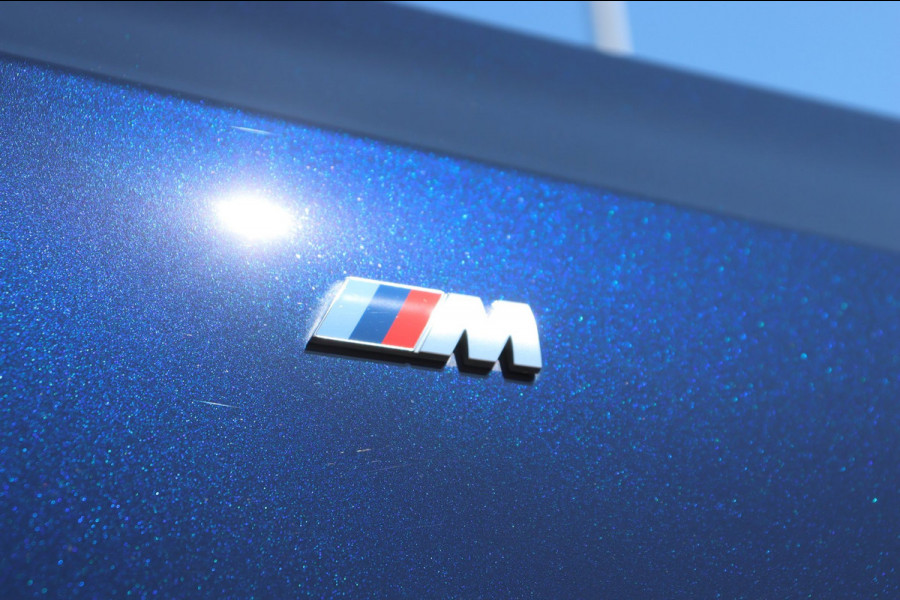 BMW 3 Serie 330E xDrive M-sport Pro Tansanitblau HUD ambiance verl. leer+vw stuurverw el.klep camera's