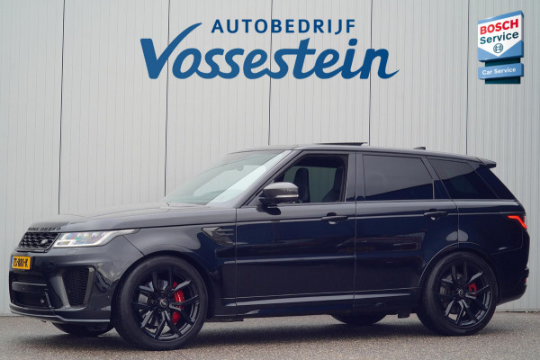 Land Rover Range Rover Sport 5.0 V8 SC SVR / Carbon / 575 pk / Head-Up / Meridian / Camera / Luchtvering