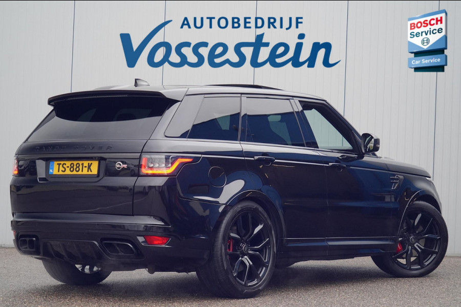 Land Rover Range Rover Sport 5.0 V8 SC SVR / Carbon / 575 pk / Head-Up / Meridian / Camera / Luchtvering