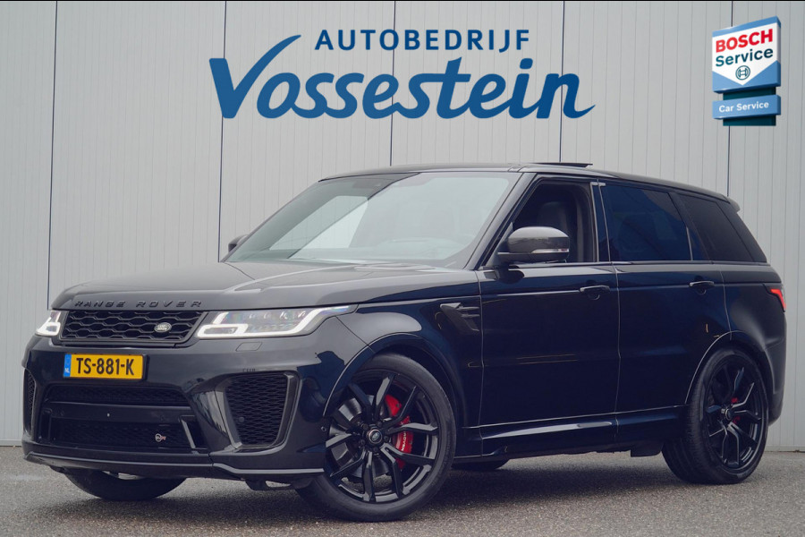 Land Rover Range Rover Sport 5.0 V8 SC SVR / Carbon / 575 pk / Head-Up / Meridian / Camera / Luchtvering